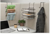 A Picture of product FEL-75510 Fellowes® Wire Partition Additions™ Coat Hook Double-Garment 4 x 5.13 6, Over-the Panel Mount, Black