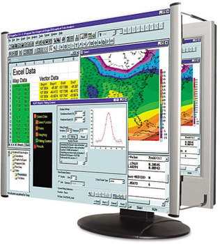 Kantek Maxview® LCD Monitor Magnifier Filter,  Fits 17" LCD