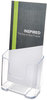 A Picture of product DEF-77501 deflecto® DocuHolder® for Countertop or Wall Mount Use,  4-3/8w x 3-1/4d x 7-3/4h, Clear