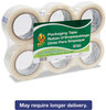 A Picture of product DUC-240054 Duck® Commercial Grade Packaging Tape,  2" x 2, 1.88" x 109 yds, Clear, 3" Core, 6/Pack