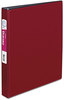 A Picture of product AVE-27204 Avery® Durable Non-View Binder with DuraHinge® and Slant Rings 3 3" Capacity, 11 x 8.5, Red