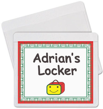 C-Line® Self-Adhesive Labeling Pockets,  Top Load, 3 3/4 x 3, Clear, 25/Pack