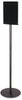A Picture of product DEF-692056 deflecto® Double-Sided Magnetic Sign Stand,  8 1/2 x 11, 56" High, Silver