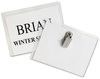 A Picture of product CLI-95596 C-Line® Name Badge Kits,  Top Load, 4 x 3, Clear, Clip Style, 96/Box