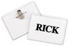 A Picture of product CLI-95596 C-Line® Name Badge Kits,  Top Load, 4 x 3, Clear, Clip Style, 96/Box
