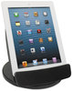 A Picture of product KTK-TS680 Kantek Rotating Desktop Tablet Stand,  Black