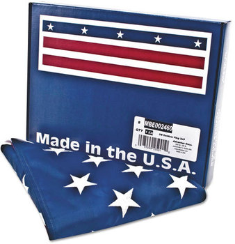Advantus® Outdoor U.S. Flag, Heavyweight Nylon, 3 ft x 5 ft