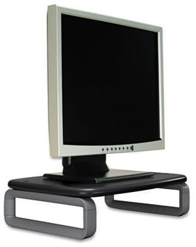 Kensington® Monitor Stand with SmartFit®, 16 x 11 5/8 x 6, Black/Gray