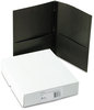 A Picture of product AVE-47978 Avery® Two-Pocket Folder with Prong Fasteners Fastener, 0.5" Capacity, 11 x 8.5, Black, 25/Box