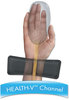 A Picture of product FEL-9182801 Fellowes® Palm and Wrist Supports with Microban® Protection Memory Foam Keyboard Support, 13.75 x 3.37, Black