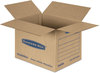 A Picture of product FEL-7714001 Bankers Box® SmoothMove™ Basic Moving Boxes Regular Slotted Container (RSC), Large, 18" x 24", Brown/Blue, 15/Carton
