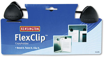 Kensington® FlexClip™ Copyholder, Monitor/Laptop Mount, Black