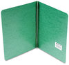 A Picture of product ACC-25076 ACCO PRESSTEX® Report Cover with Tyvek® Reinforced Hinge Side Bound, 2-Piece Prong Fastener, 8.5 x 11, 3" Capacity, Dark Green