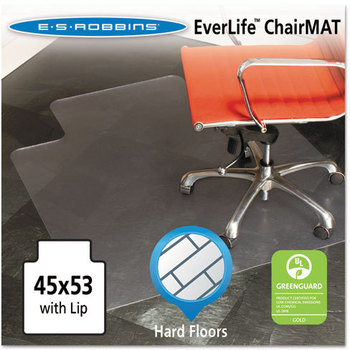 ES Robbins® EverLife™ Chair Mat for Hard Floors,  Multi-Task Series for Hard Floors, Heavier Use