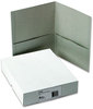 A Picture of product AVE-47990 Avery® Two-Pocket Folder 40-Sheet Capacity, 11 x 8.5, Gray, 25/Box