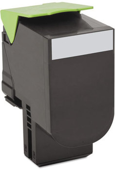 Lexmark™ 80C10C0, 80C10K0, 80C10M0, 80C10Y0 Toner,  1000 Page-Yield, Black