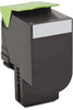 A Picture of product LEX-80C10K0 Lexmark™ 80C10C0, 80C10K0, 80C10M0, 80C10Y0 Toner,  1000 Page-Yield, Black