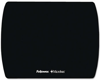 Fellowes® Ultra Thin Mouse Pad with Microban® Protection, 9 x 7, Black