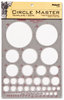 A Picture of product CHA-1204I Chartpak® Templates,  Circles, 7" x 10", Smoke