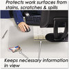 A Picture of product AOP-6080MS Artistic® KrystalView™ Desk Pad with Microban® Protection,  Glossy, 38 x 24, Clear