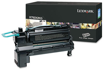 Lexmark™ X792X2YG-X792X1KG Toner, 20,000 Page-Yield, Black