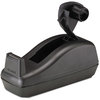 A Picture of product MMM-C40BK Scotch® Deluxe Desk Tape Dispenser with Attached 1" Core,  Attached 1" Core, Heavily Weighted, Black