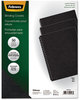 A Picture of product FEL-52146 Fellowes® Executive Leather-Like Presentation Cover Black, 11.25 x 8.75, Unpunched, 50/Pack