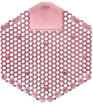 The Wave™ 3D Urinal Deodorizers. Spiced Apple scent. Red, 10/Box, 6bx/Case
