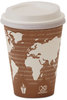 A Picture of product ECO-EPHL8WR Eco-Products® EcoLid® 25% Recycled Content,  White, Fits 8oz Hot Cups, 100/PK, 10 PK/CT