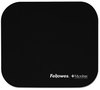 A Picture of product FEL-5933901 Fellowes® Mouse Pad with Microban® Protection, 9 x 8, Black