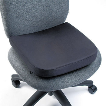 Kensington® Memory Foam Seat Rest, 13-1/2"w x 14 1/2"d x 2"h, Black