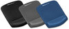 A Picture of product FEL-9252001 Fellowes® PlushTouch™ Wrist Rest with FoamFusion™ Technology Mouse Pad 7.25 x 9.37, Black