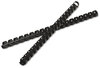 A Picture of product FEL-52323 Fellowes® Plastic Comb Bindings 1/2" Diameter, 90 Sheet Capacity, Black, 25/Pack