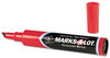 A Picture of product AVE-07887 Avery® MARKS A LOT® Regular Desk-Style Permanent Marker Broad Chisel Tip, Red, Dozen (7887)