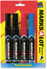 A Picture of product AVE-07887 Avery® MARKS A LOT® Regular Desk-Style Permanent Marker Broad Chisel Tip, Red, Dozen (7887)