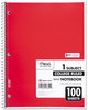 A Picture of product MEA-06622 Mead® Spiral® Notebook,  Perforated, College Rule, 8 1/2 x 11, White, 100 Sheets