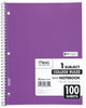 A Picture of product MEA-06622 Mead® Spiral® Notebook,  Perforated, College Rule, 8 1/2 x 11, White, 100 Sheets