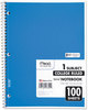 A Picture of product MEA-06622 Mead® Spiral® Notebook,  Perforated, College Rule, 8 1/2 x 11, White, 100 Sheets