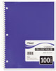 A Picture of product MEA-06622 Mead® Spiral® Notebook,  Perforated, College Rule, 8 1/2 x 11, White, 100 Sheets