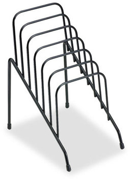 Fellowes® Wire Step File® Jr. 6 Sections, DL to A5 Size Files, 4.38" x 6.5" 7.75", Black