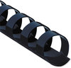 A Picture of product FEL-52501 Fellowes® Plastic Comb Bindings 1/2" Diameter, 90 Sheet Capacity, Navy Blue, 100/Pack