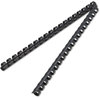 A Picture of product FEL-52501 Fellowes® Plastic Comb Bindings 1/2" Diameter, 90 Sheet Capacity, Navy Blue, 100/Pack
