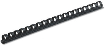Fellowes® Plastic Comb Bindings 1/2" Diameter, 90 Sheet Capacity, Navy Blue, 100/Pack