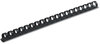 A Picture of product FEL-52501 Fellowes® Plastic Comb Bindings 1/2" Diameter, 90 Sheet Capacity, Navy Blue, 100/Pack