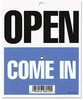 A Picture of product COS-098010 COSCO Will Return Later Sign,  5" x 6", Blue
