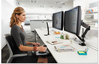 A Picture of product MMM-MA260MB 3M™ Easy-Adjust Desk Mount Monitor Arms,  Black/Gray