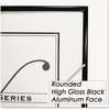 A Picture of product NUD-31222 NuDell™ Metal Poster Frame,  Plastic Face, 18 x 24, Black