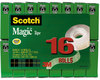 A Picture of product MMM-810K16 Scotch® Magic™ Tape Value Pack 1" Core, 0.75" x 83.33 ft, Clear, 16/Pack
