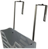 A Picture of product OIC-29314 Officemate VerticalMate Cubicle Wall File Pocket,  3 Pockets, Letter, 28 x 13 1/2 x 4 3/4, Charcoal