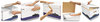A Picture of product FEL-0078907 Bankers Box® STOR/FILE™ Medium-Duty Letter/Legal Storage Boxes Files, 12.75" x 16.5" 10.5", White/Blue, 4/Carton